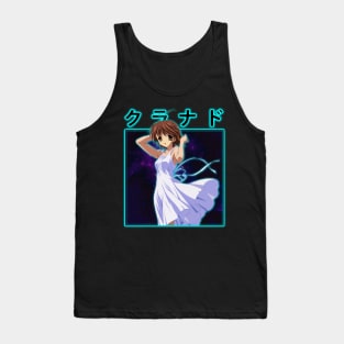 Retro Nagisa Clannad Manga Tank Top